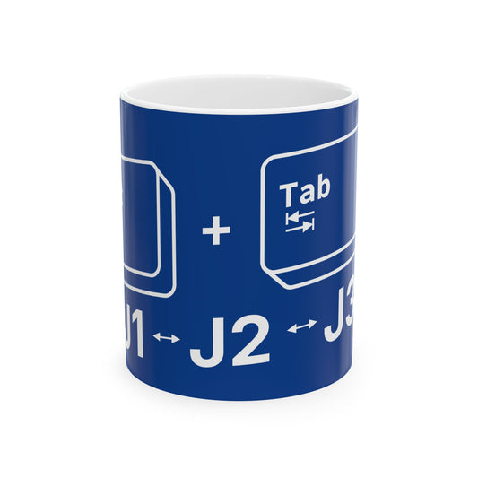 Alt + Tab, J1 - J2 - J3 - Coffee Mug