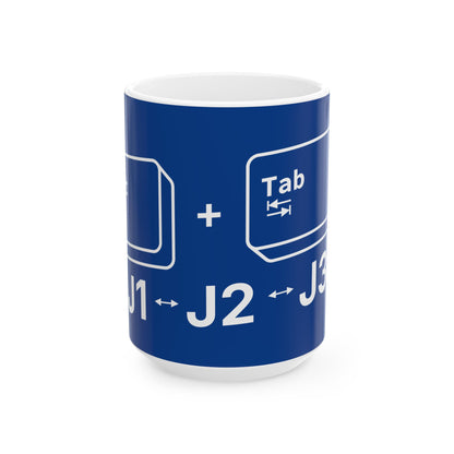 Alt + Tab, J1 - J2 - J3 - Coffee Mug