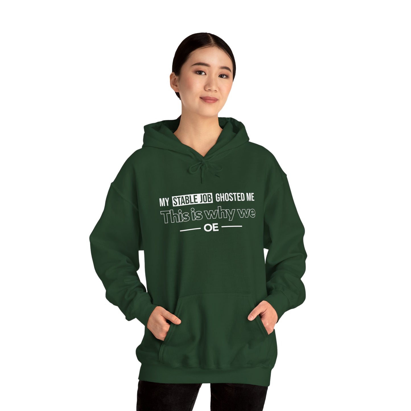 Ghosted Unisex Hoodie - My Stable Job Print