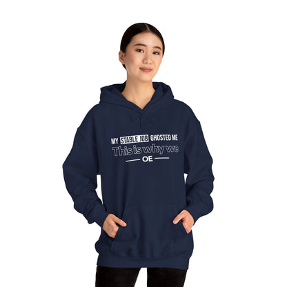 Ghosted Unisex Hoodie - My Stable Job Print