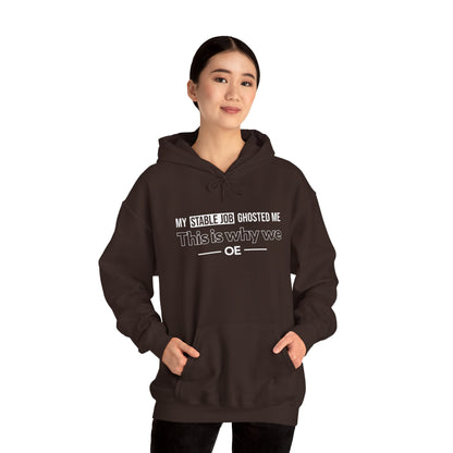 Ghosted Unisex Hoodie - My Stable Job Print