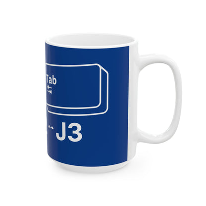 Alt + Tab, J1 - J2 - J3 - Coffee Mug