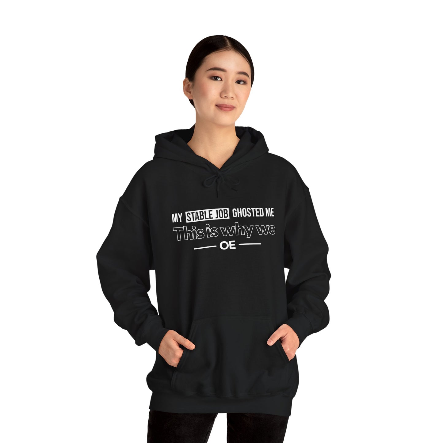 Ghosted Unisex Hoodie - My Stable Job Print