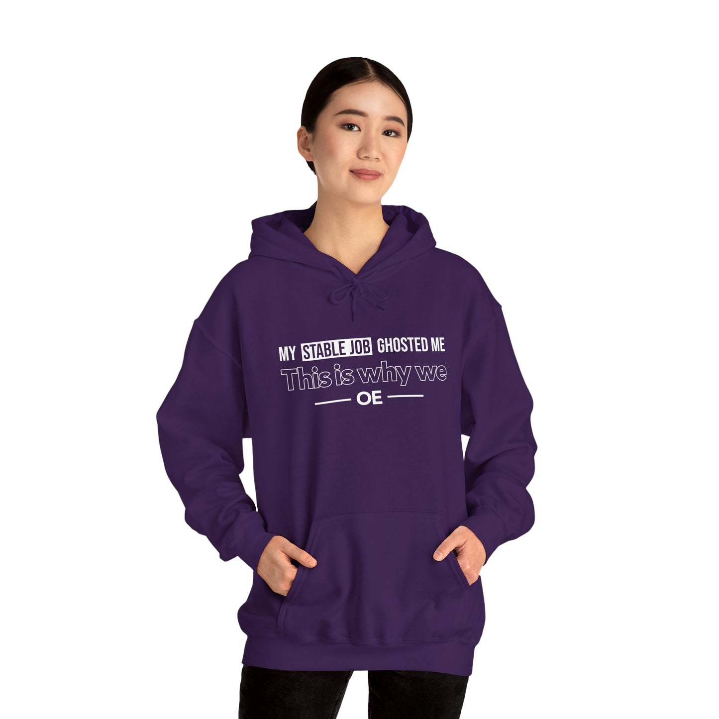 Ghosted Unisex Hoodie - My Stable Job Print