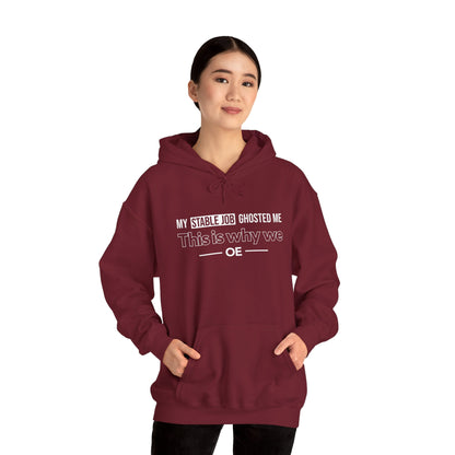 Ghosted Unisex Hoodie - My Stable Job Print